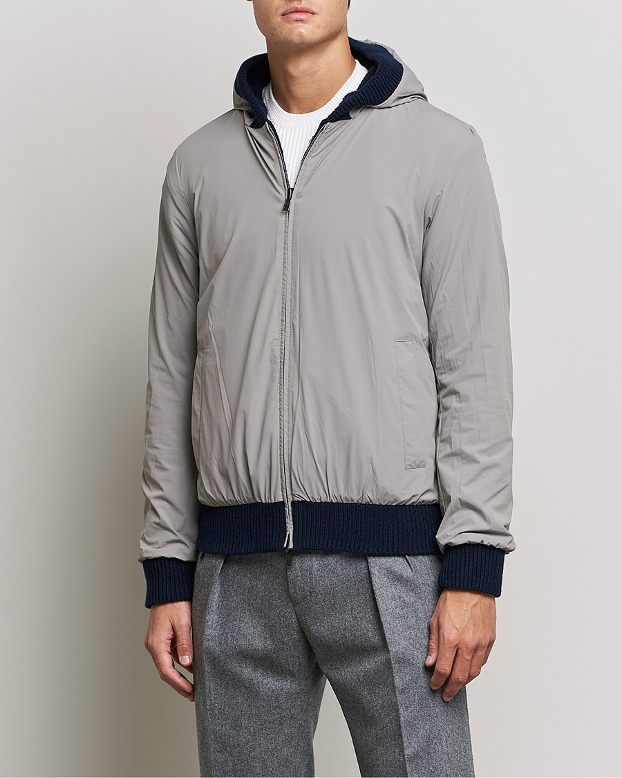 Heren | Jassen | Herno | Reversible Wool Bomber Jacket Navy