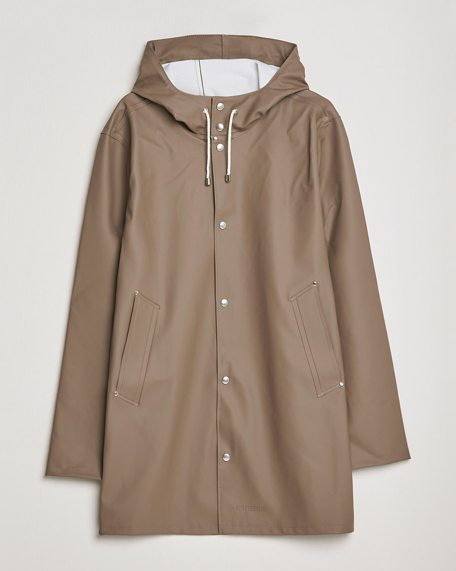 Heren | Jassen | Stutterheim | Stockholm Raincoat Mole Brown