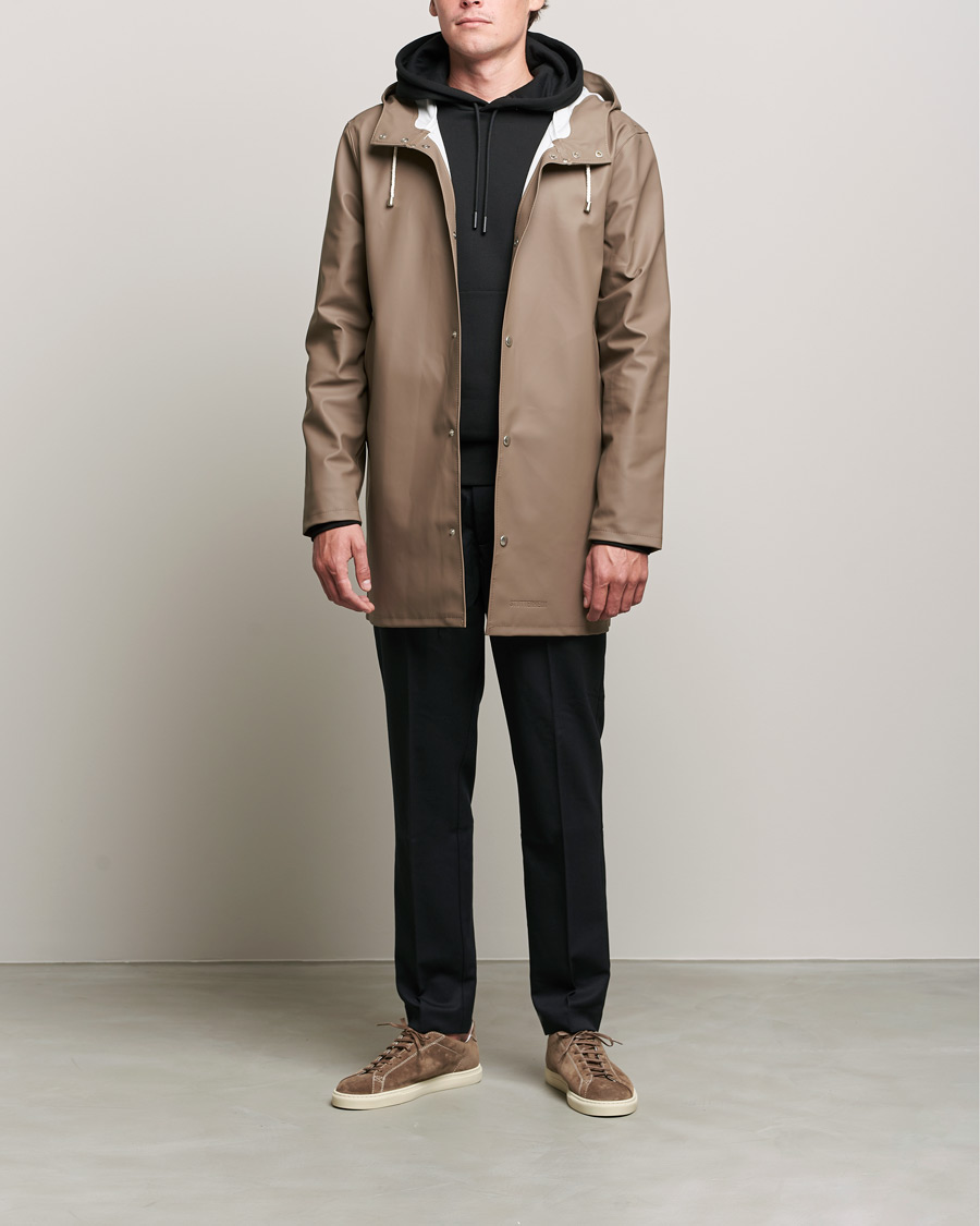 Heren | Jassen | Stutterheim | Stockholm Raincoat Mole Brown