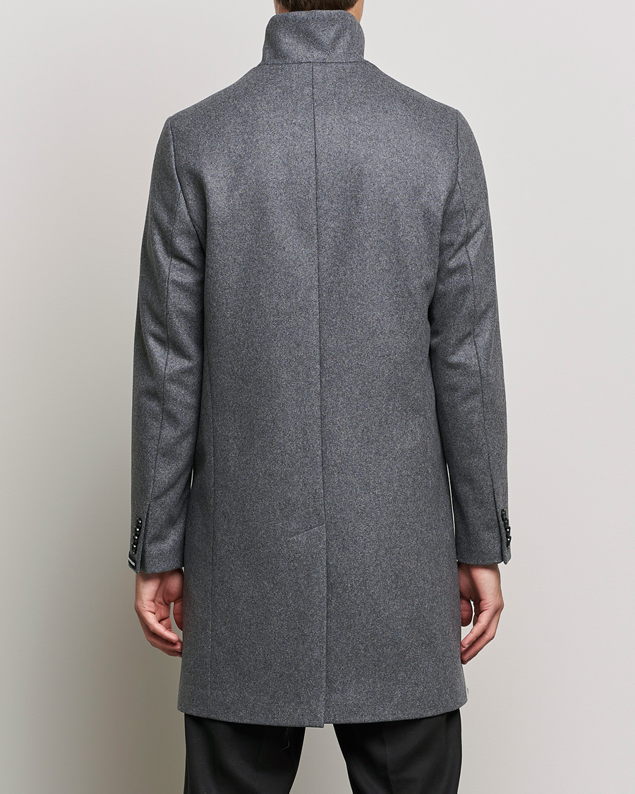 Heren | Jassen | J.Lindeberg | Holger 2.0 Melton Coat Volcanic Ash