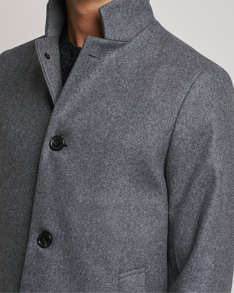 Heren | Jassen | J.Lindeberg | Holger 2.0 Melton Coat Volcanic Ash