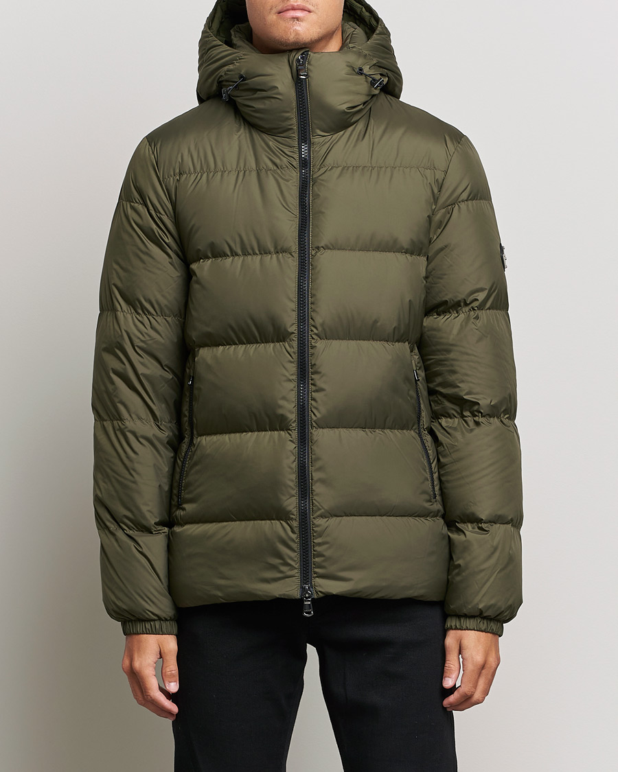 Heren | Jassen | J.Lindeberg | Barrel Down Jacket Forest Green