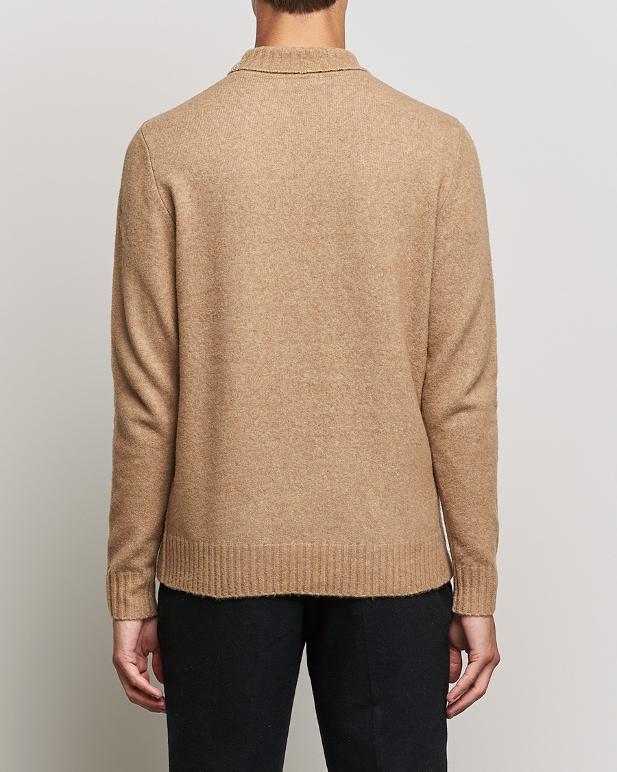 Heren | Truien | J.Lindeberg | Orian Wool Blend Turtleneck Tiger Brown