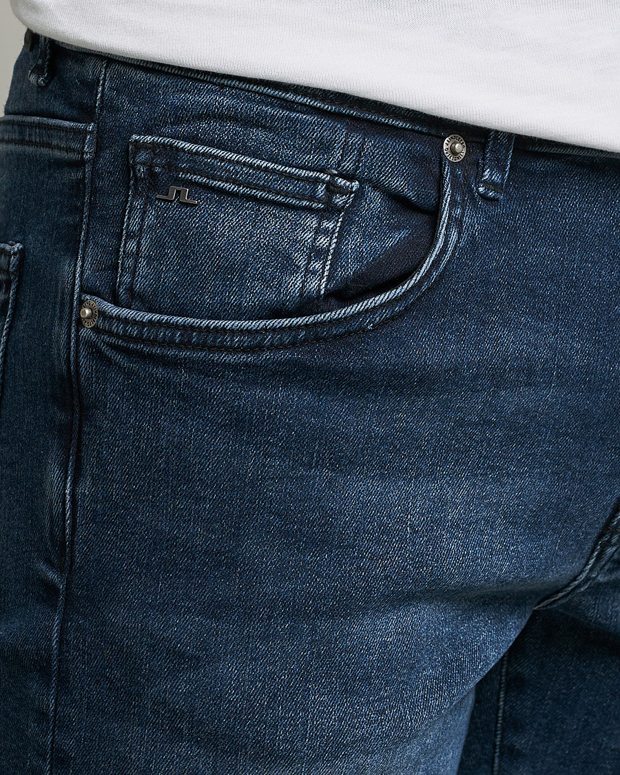 Heren | Jeans | J.Lindeberg | Jay Active Jeans Blue Black