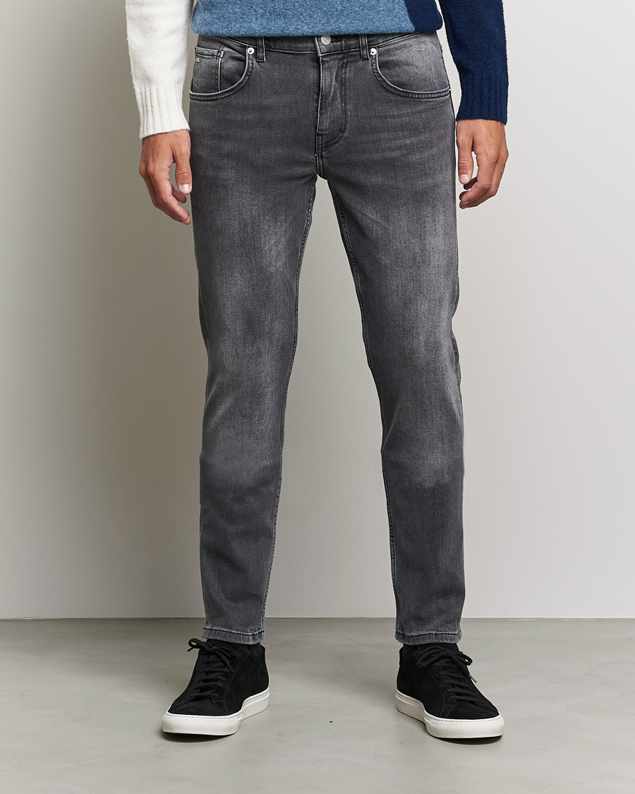 Heren | Jeans | J.Lindeberg | Jay Slate Stretched Washed Jeans Grantie