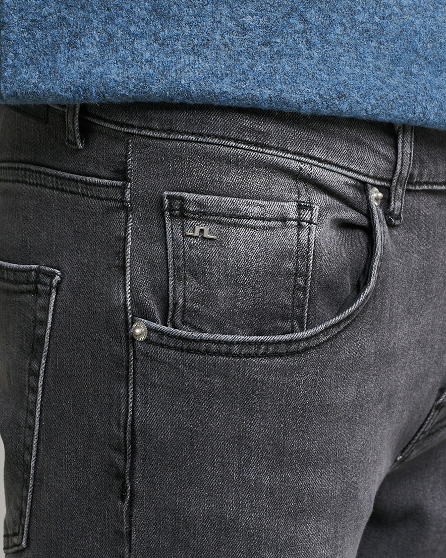 Heren | Jeans | J.Lindeberg | Jay Slate Stretched Washed Jeans Grantie