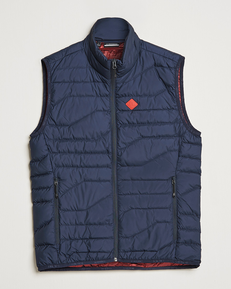 Heren | Jassen | J.Lindeberg | Cliff Light Down Vest Navy