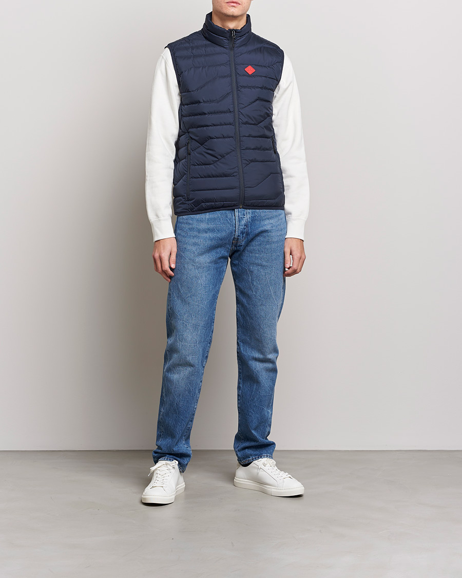 Heren | Jassen | J.Lindeberg | Cliff Light Down Vest Navy