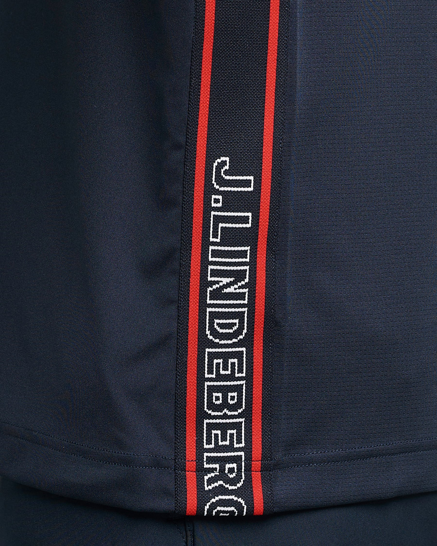 Heren | Polo's | J.Lindeberg | Diamond Regular Fit Polo Navy