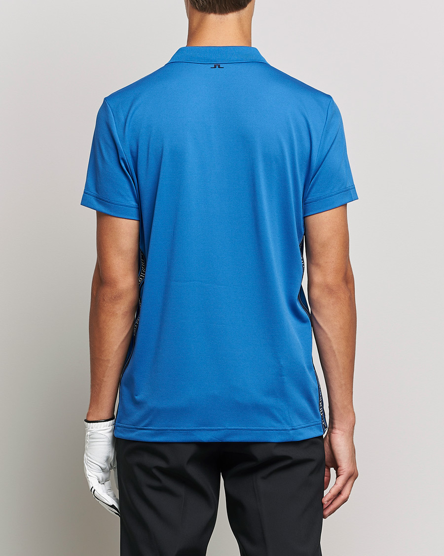 Heren | Polo's | J.Lindeberg | Diamond Regular Fit Polo Nautical Blue