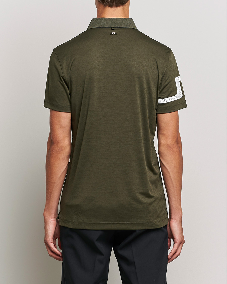 Heren | Polo's | J.Lindeberg | Heath Regular Fit Polo Forest Melange