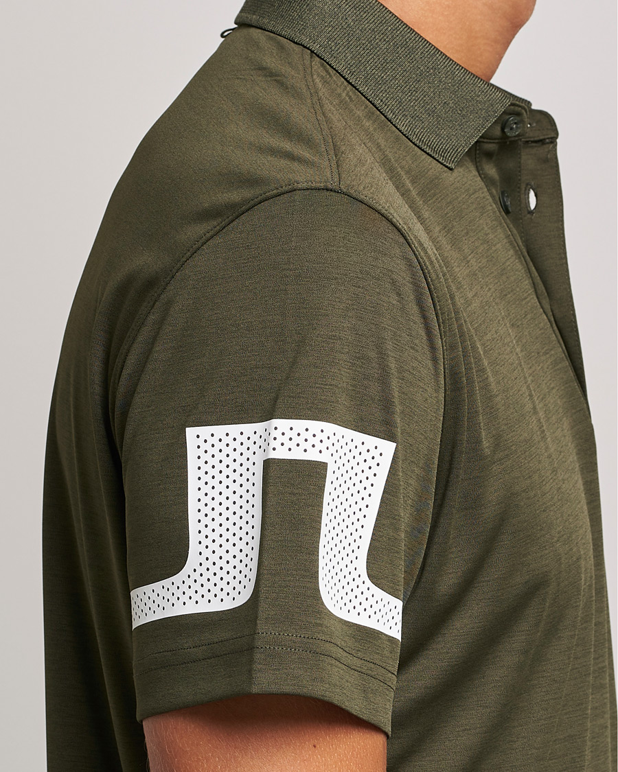 Heren | Polo's | J.Lindeberg | Heath Regular Fit Polo Forest Melange