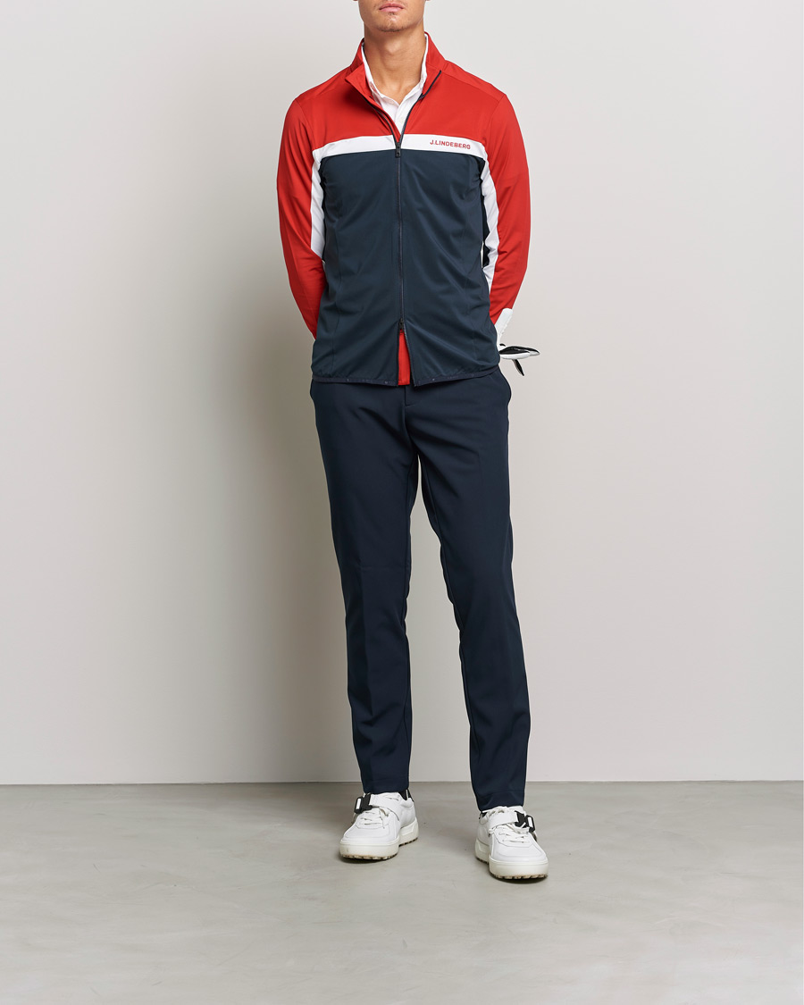 Heren | Broeken | J.Lindeberg | Ellot Bonded Fleece Pants Navy