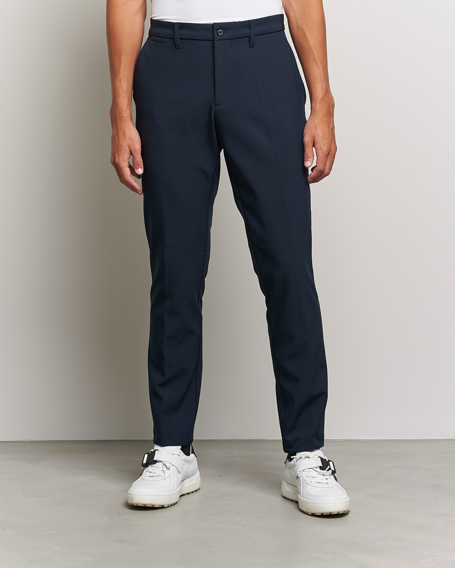 Heren | Broeken | J.Lindeberg | Ellot Bonded Fleece Pants Navy