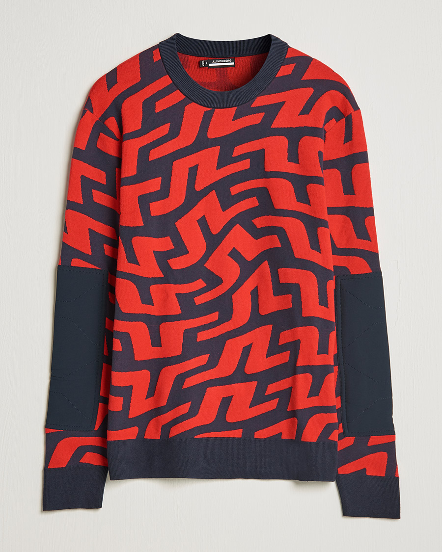 Heren | Truien | J.Lindeberg | Swirl Knitted Sweater Bridge Swirl