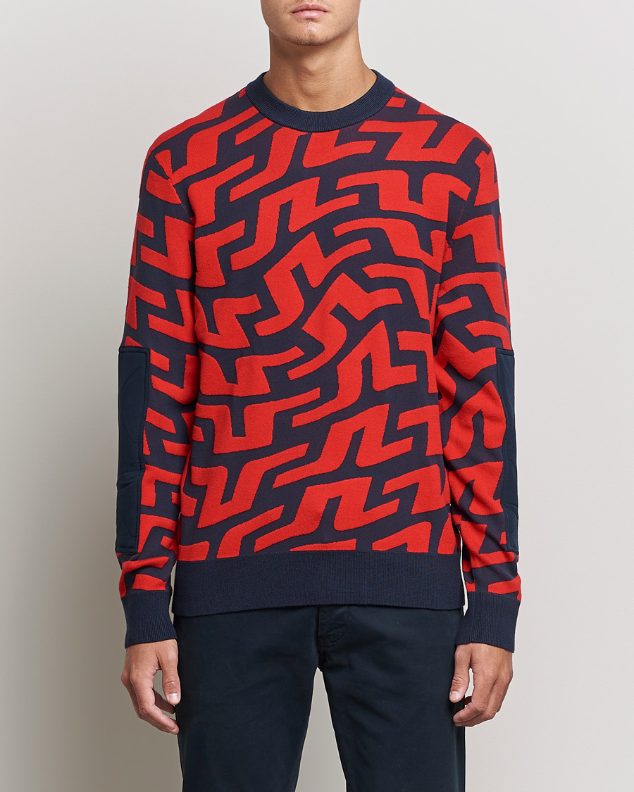 Heren | Truien | J.Lindeberg | Swirl Knitted Sweater Bridge Swirl