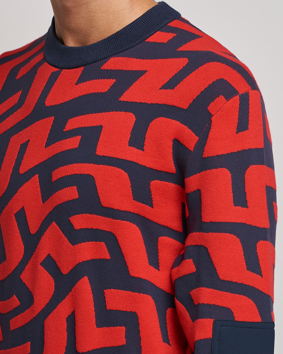 Heren | Truien | J.Lindeberg | Swirl Knitted Sweater Bridge Swirl
