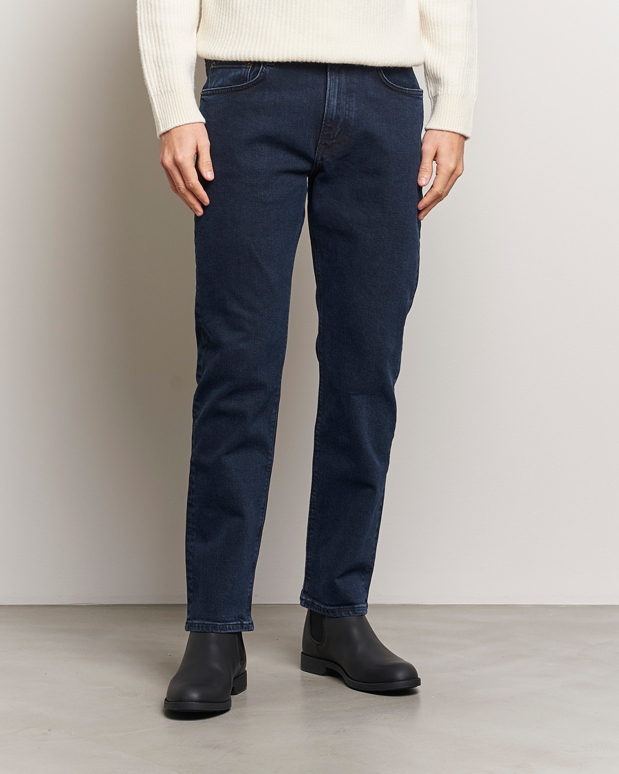 Heren | Broeken | Jeanerica | TM005 Tapered Jeans Blue Black
