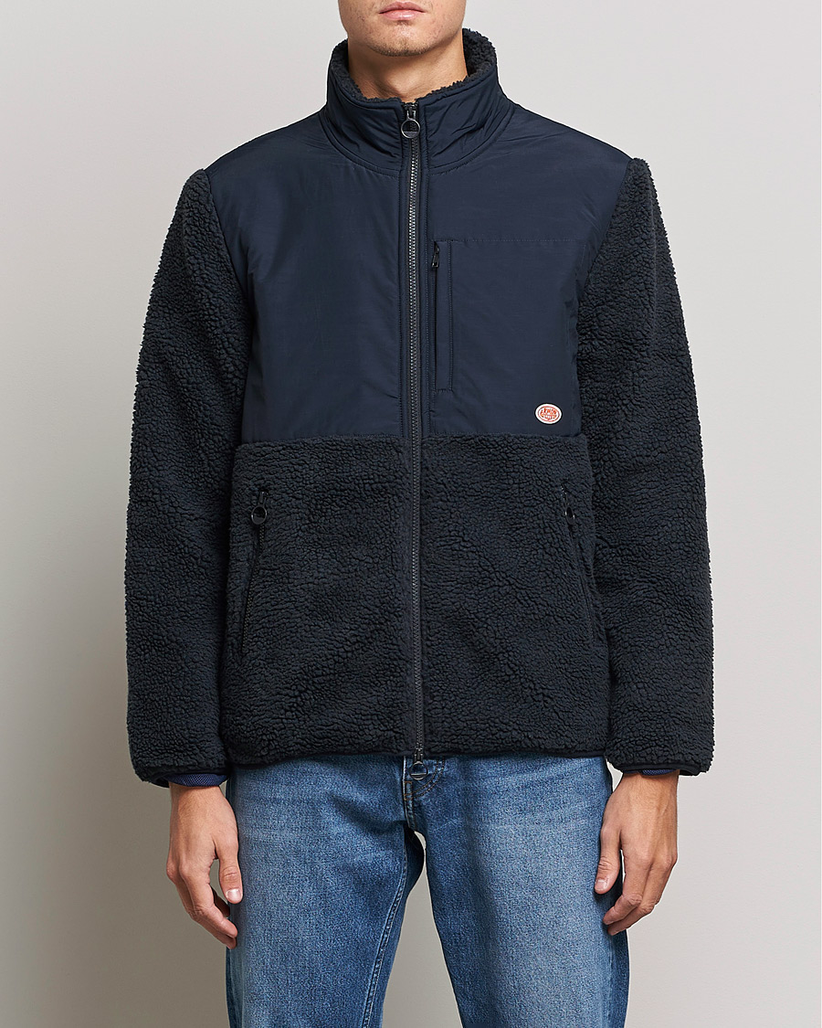 Heren | Truien | Armor-lux | Sherpa Fleece Jacket Navy