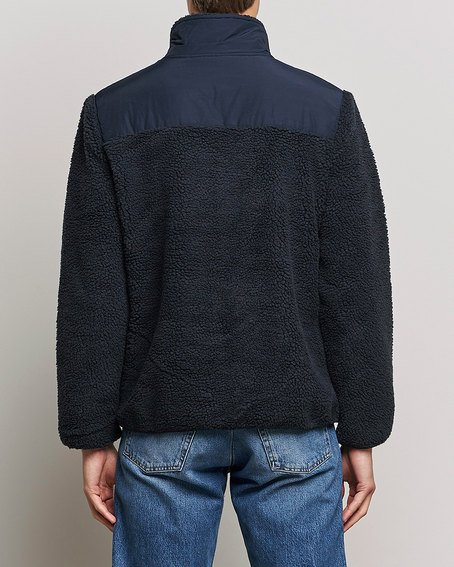 Heren | Truien | Armor-lux | Sherpa Fleece Jacket Navy