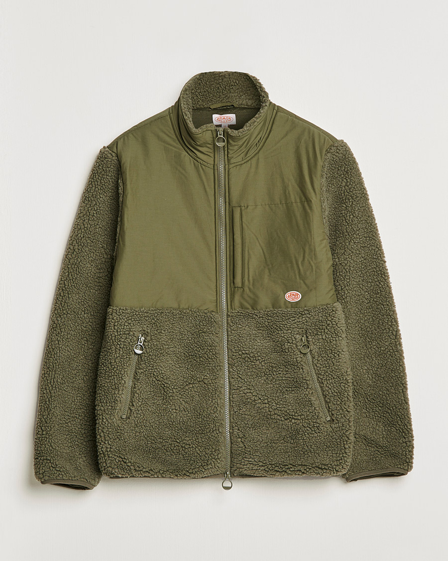 Heren | Truien | Armor-lux | Sherpa Fleece Jacket Miltary