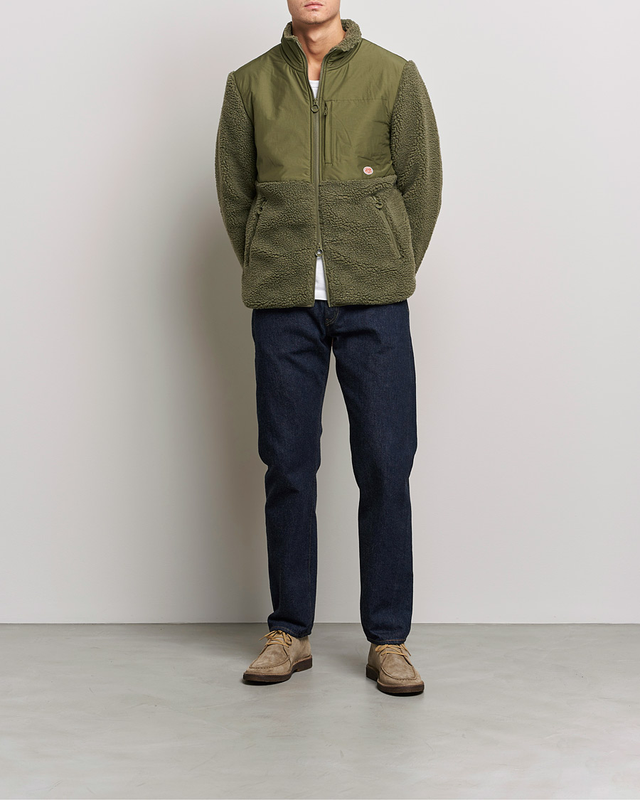 Heren | Truien | Armor-lux | Sherpa Fleece Jacket Miltary