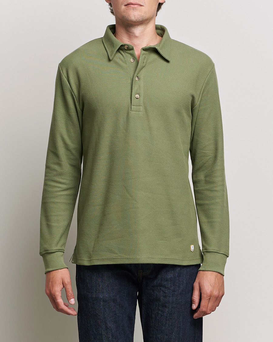 Heren | Truien | Armor-lux | Polo Cotton Pique Miltary