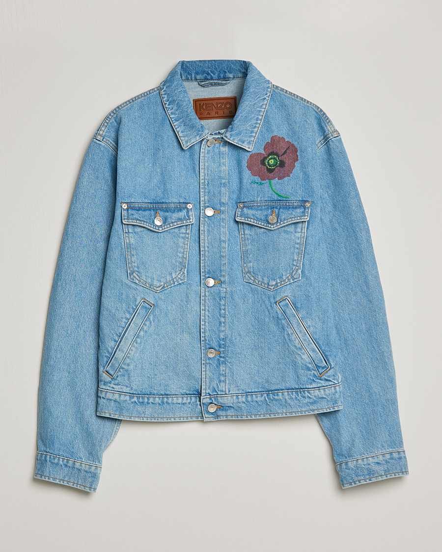 Heren | Jassen | KENZO | Trucker Denim Jacket Sky Blue