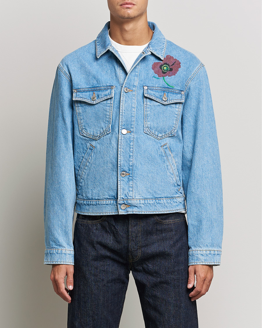 Heren | Jassen | KENZO | Trucker Denim Jacket Sky Blue