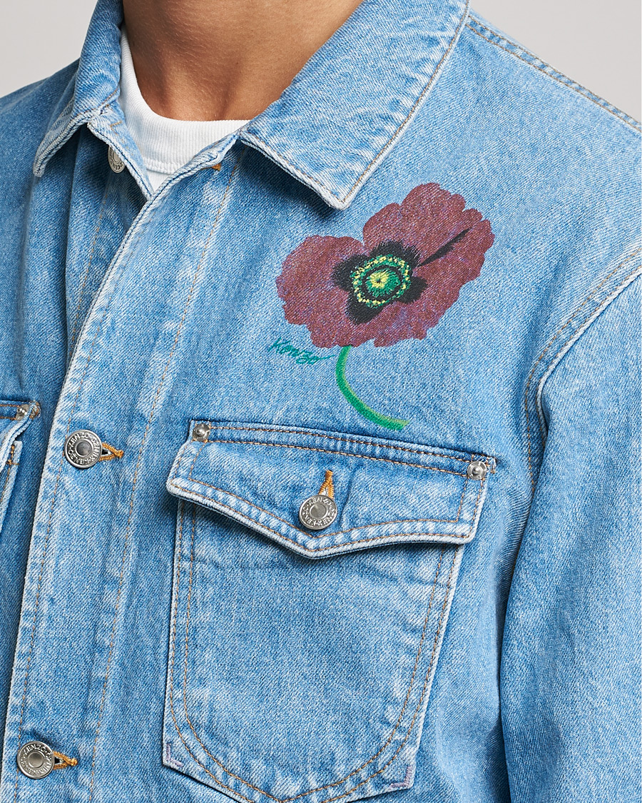 Heren | Jassen | KENZO | Trucker Denim Jacket Sky Blue