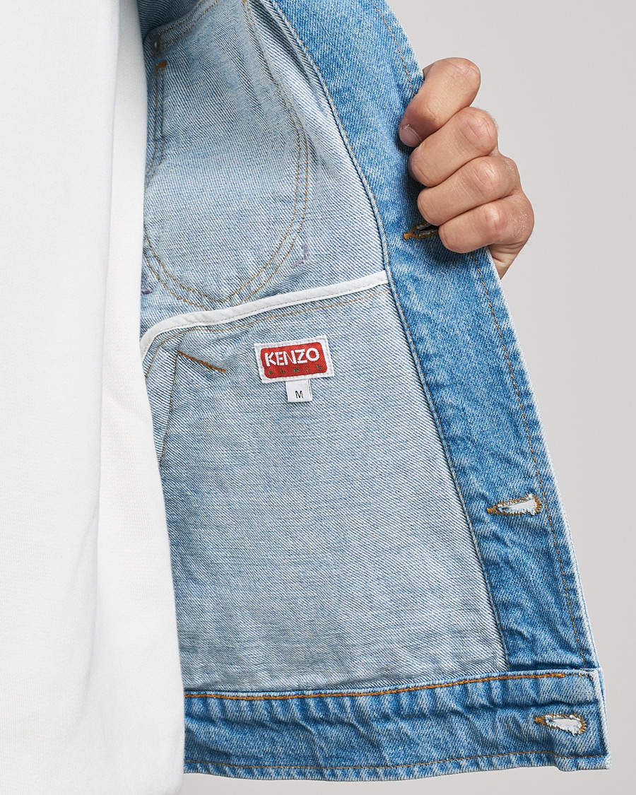 Heren | Jassen | KENZO | Trucker Denim Jacket Sky Blue