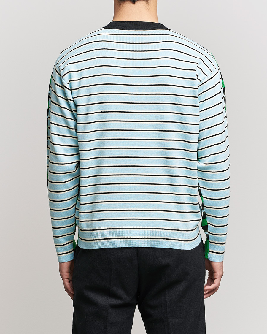 Heren | Truien | KENZO | Stripes Wool Knitted Jumper Grass Green