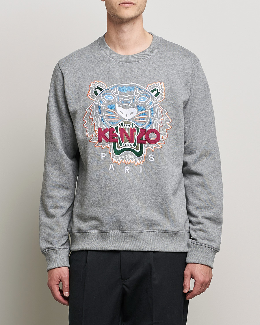 Heren | Truien | KENZO | Icon Tiger Sweatshirt Grey