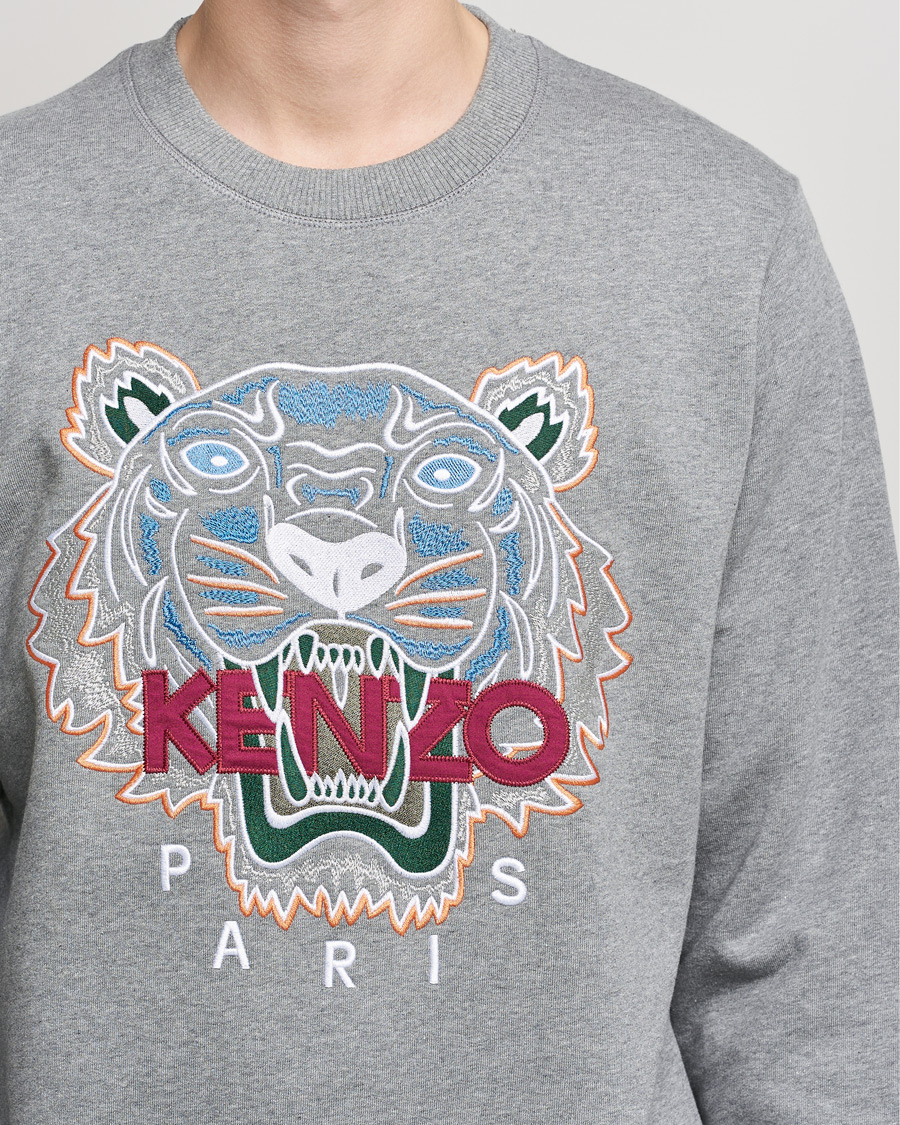 Heren | Truien | KENZO | Icon Tiger Sweatshirt Grey