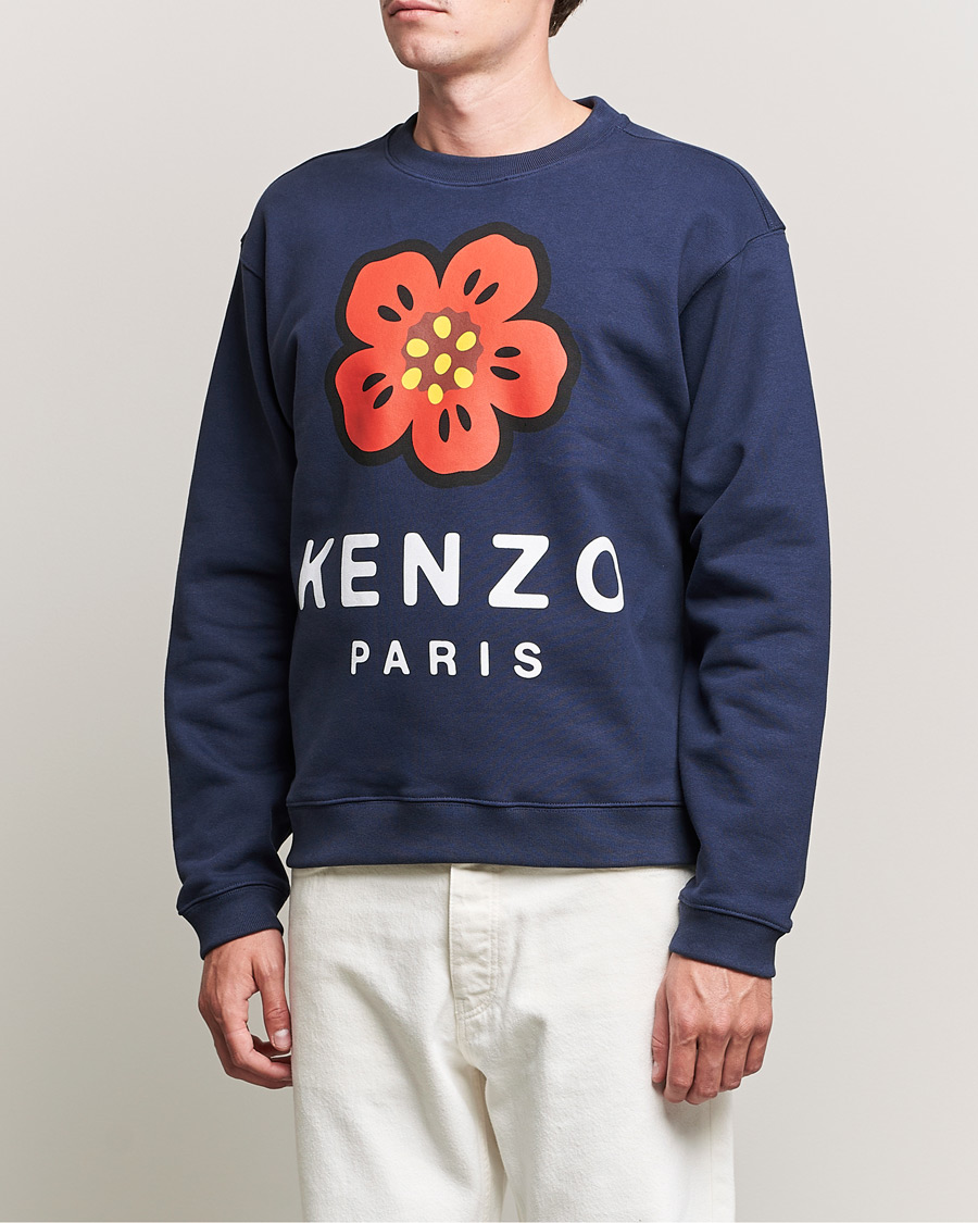 Heren | Truien | KENZO | Logo Classic Sweatshirt Midnight Blue