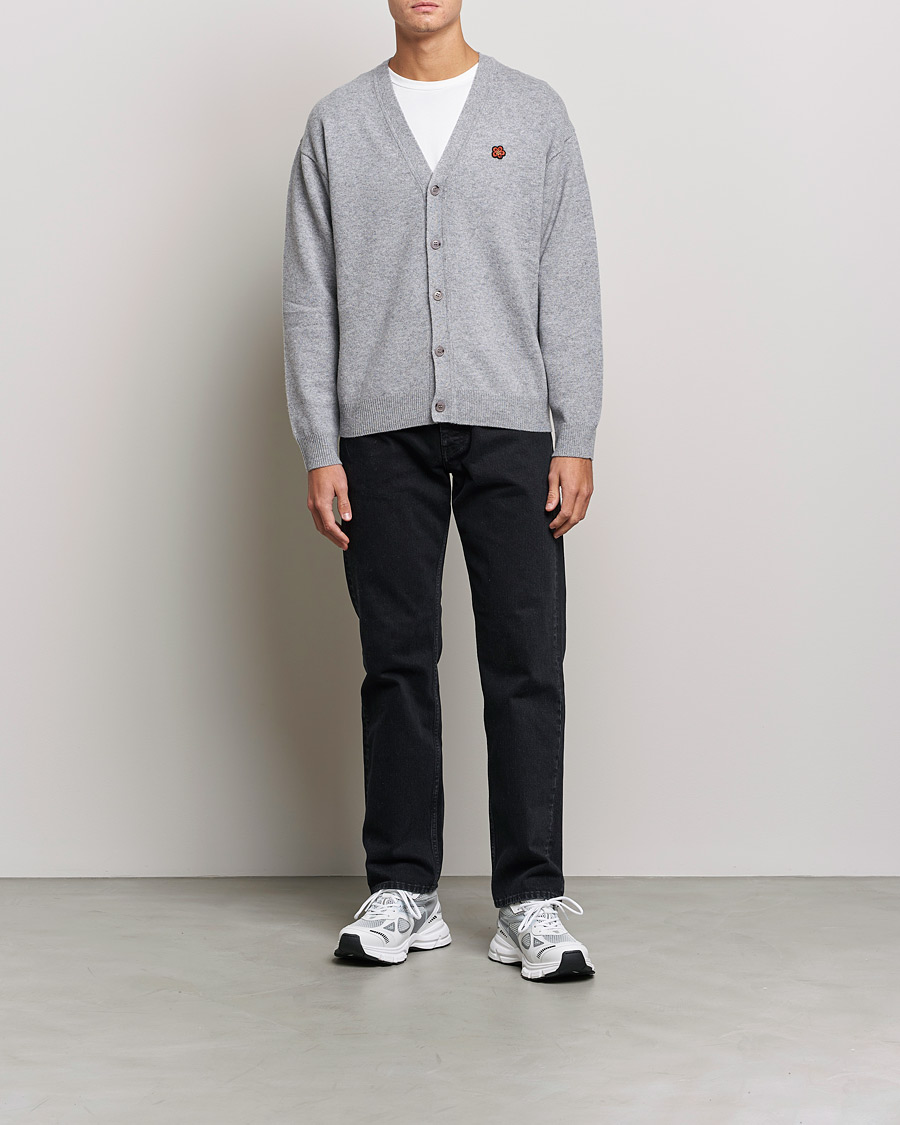 Heren | Truien | KENZO | Wool Cardigan Misty Grey
