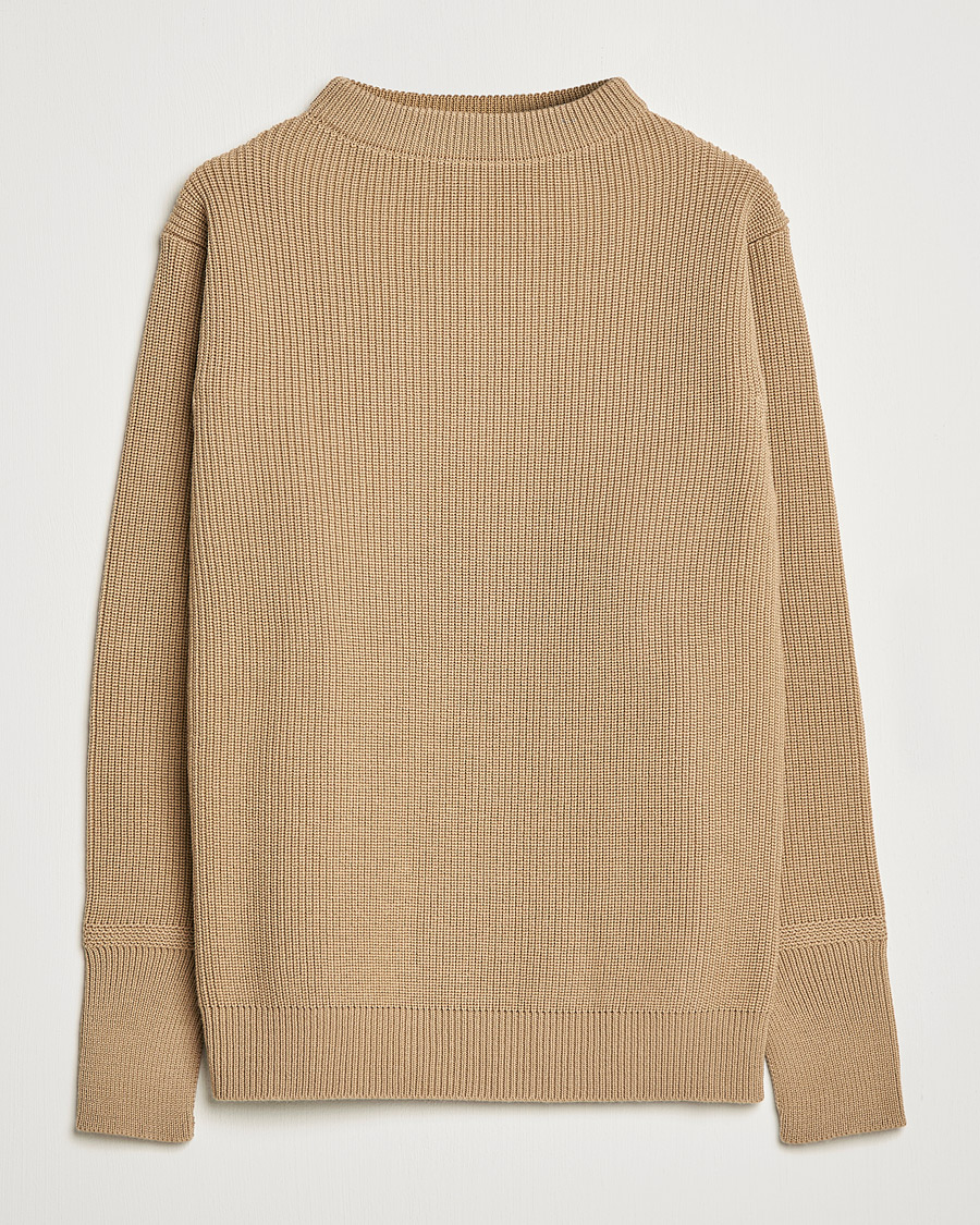 Heren | Truien | Andersen-Andersen | Sailor Wool Crewneck Camel