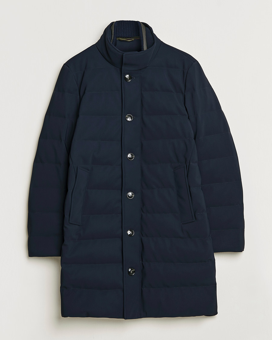 Heren | Jassen | Kiton | Technical Down Coat Navy