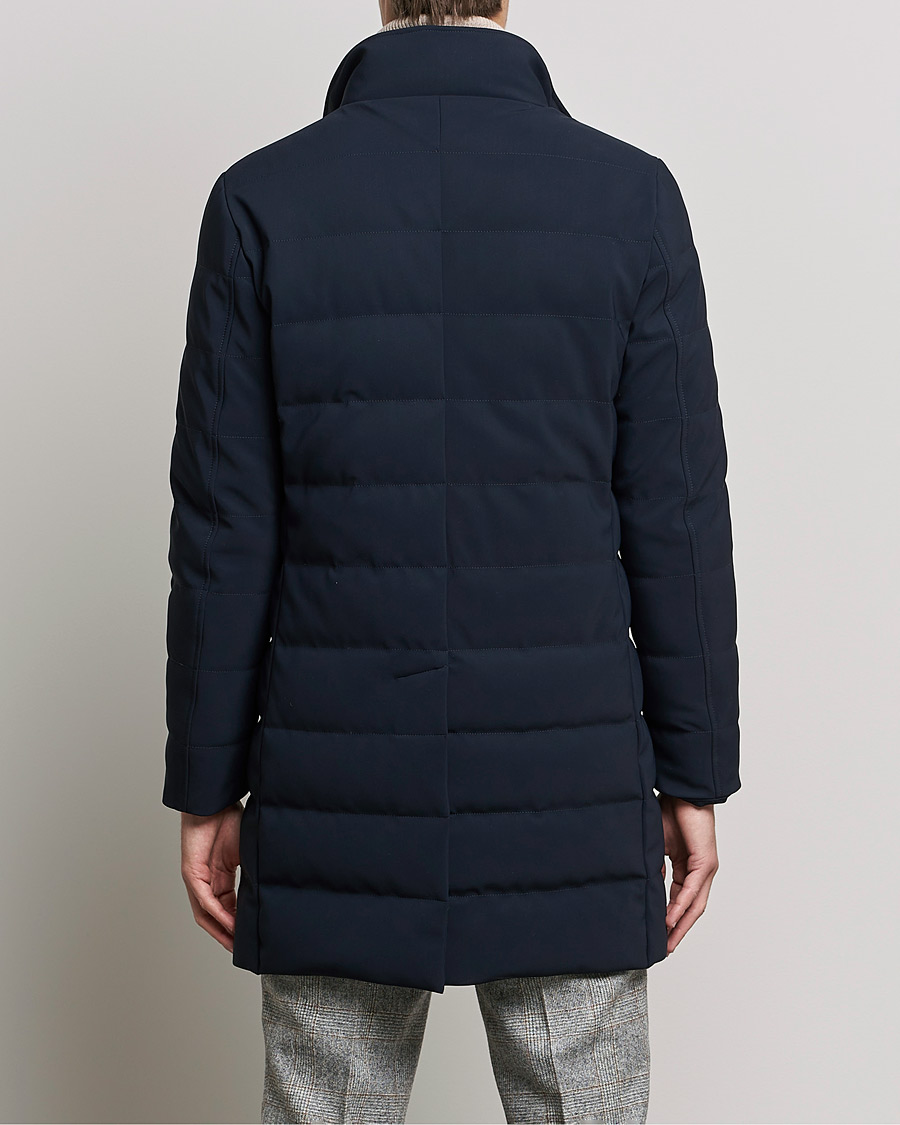 Heren | Jassen | Kiton | Technical Down Coat Navy