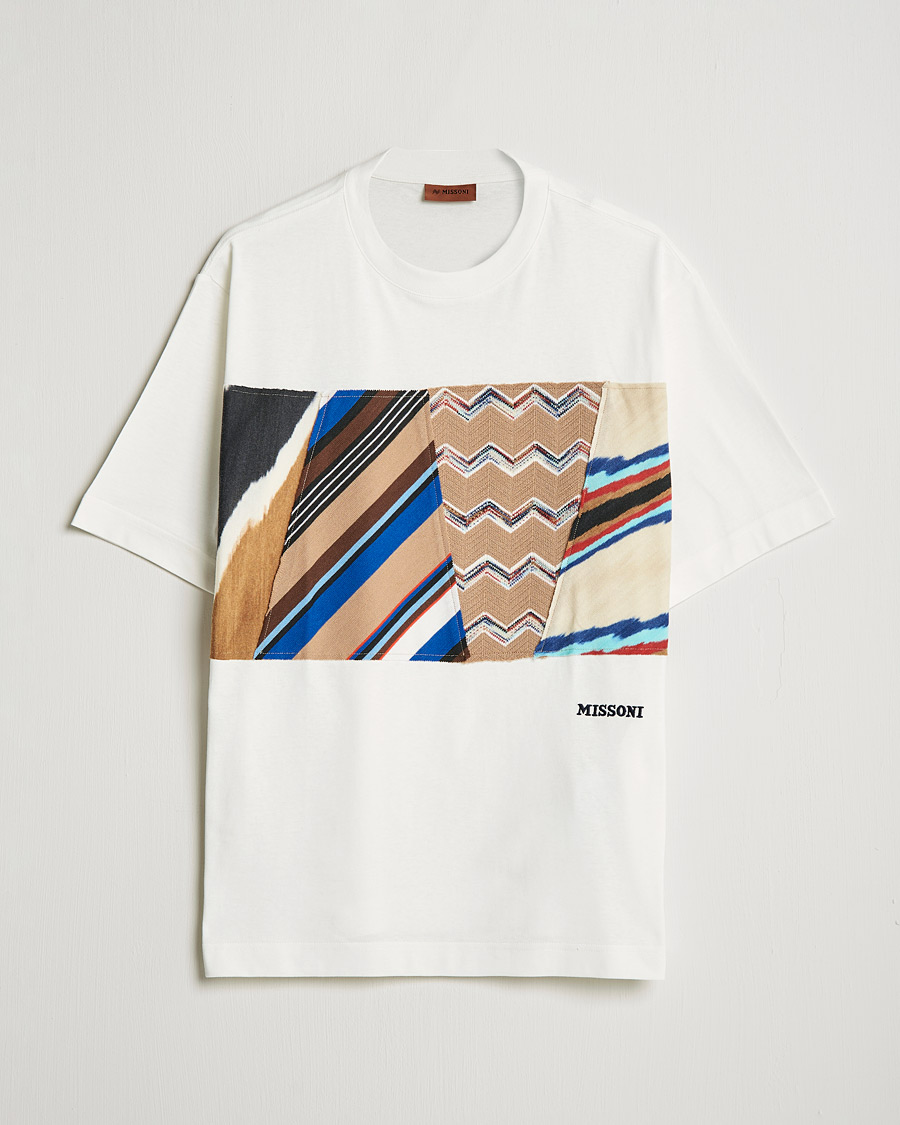 Heren | T-shirts | Missoni | Patchwork T-Shirt White