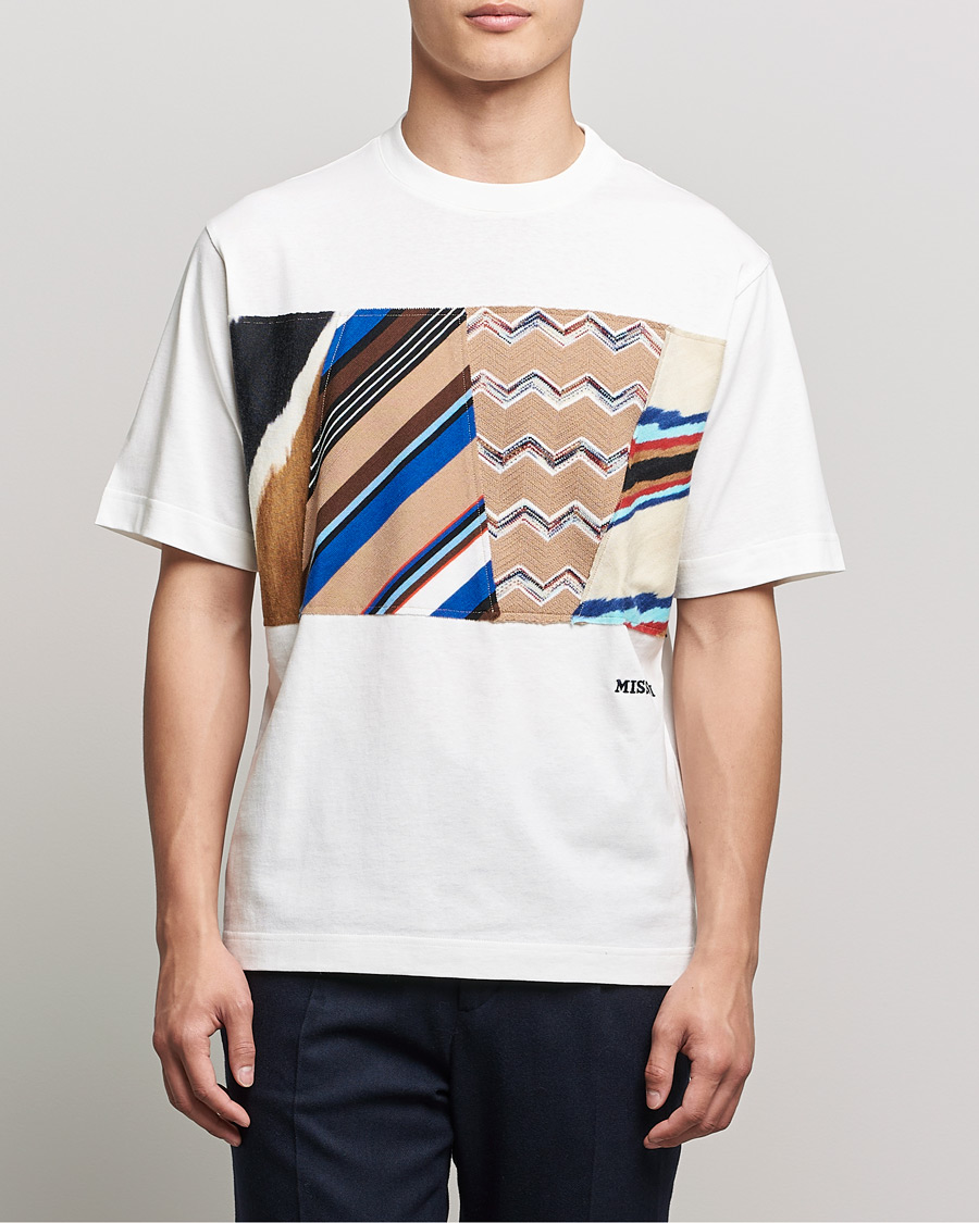 Heren | T-shirts | Missoni | Patchwork T-Shirt White