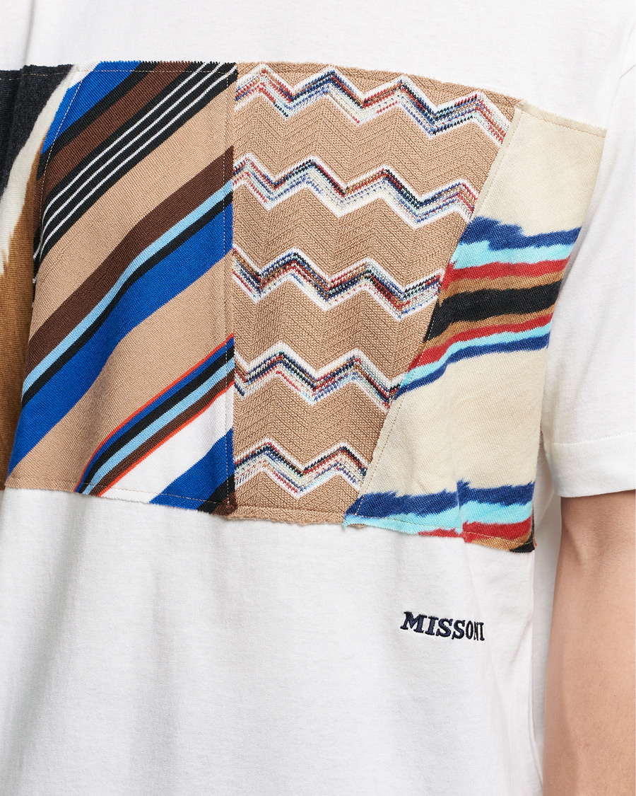 Heren | T-shirts | Missoni | Patchwork T-Shirt White