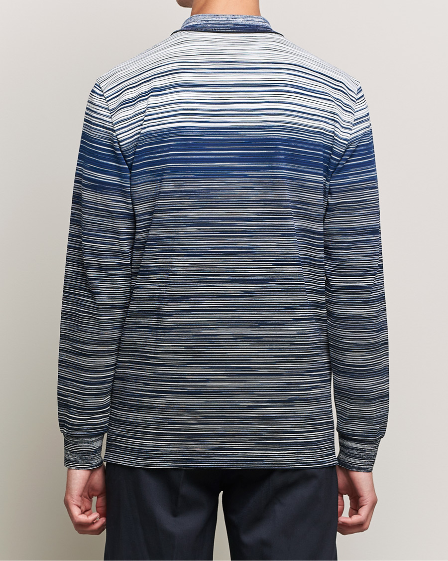 Heren | Truien | Missoni | Fiammato Piquet Polo Navy/White