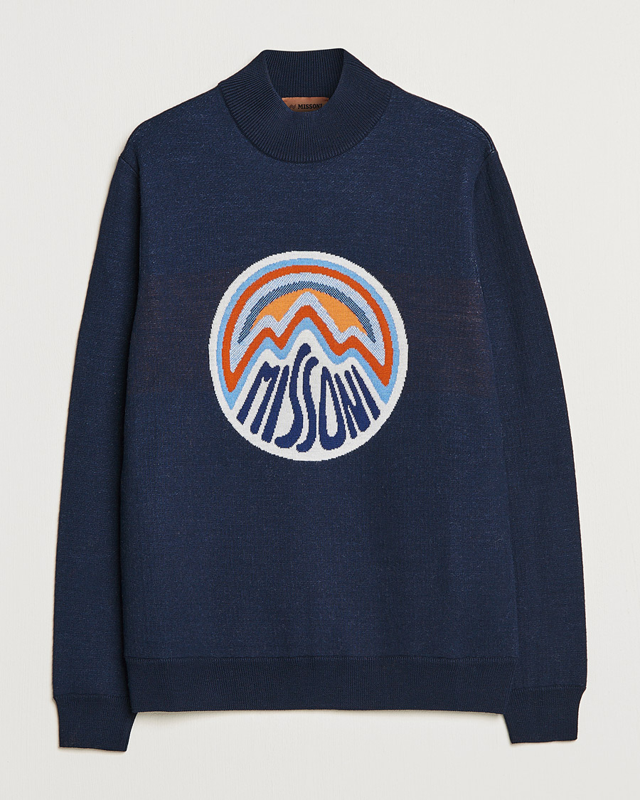 Heren | Truien | Missoni | Mountain Calling High Neck Navy