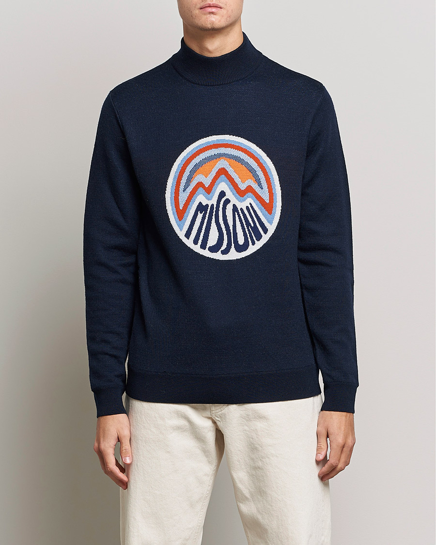 Heren | Truien | Missoni | Mountain Calling High Neck Navy