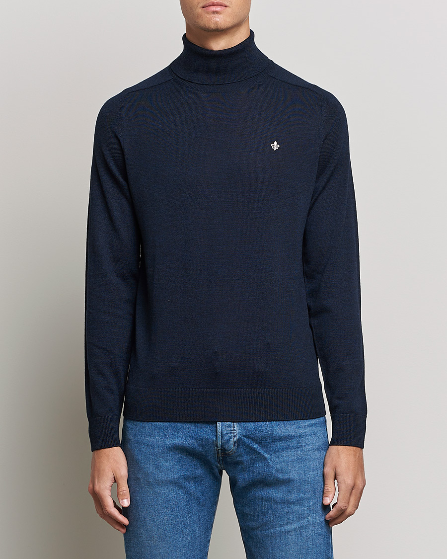 Heren | Morris | Morris | Merino Rollneck Navy