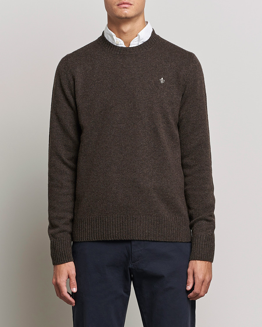 Heren | Truien | Morris | Kieran Wool Crew Neck Brown