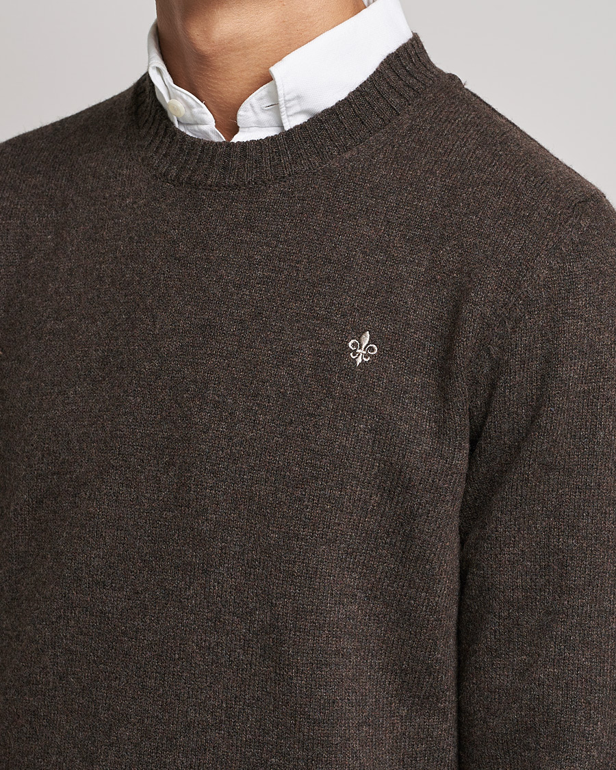 Heren | Truien | Morris | Kieran Wool Crew Neck Brown
