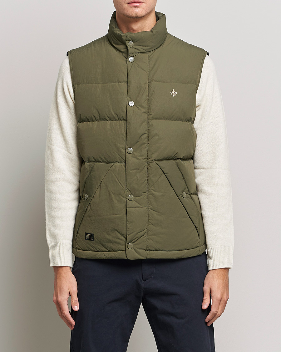 Heren | Jassen | Morris | Holborn Down Vest Olive