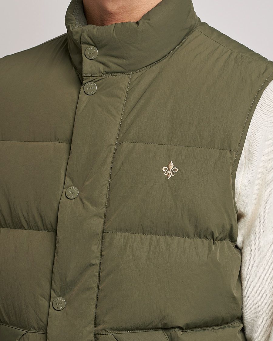 Heren | Jassen | Morris | Holborn Down Vest Olive